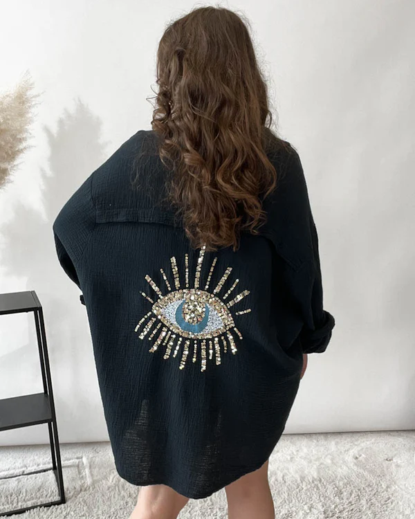 Robe-Chemise Œil de Santorin