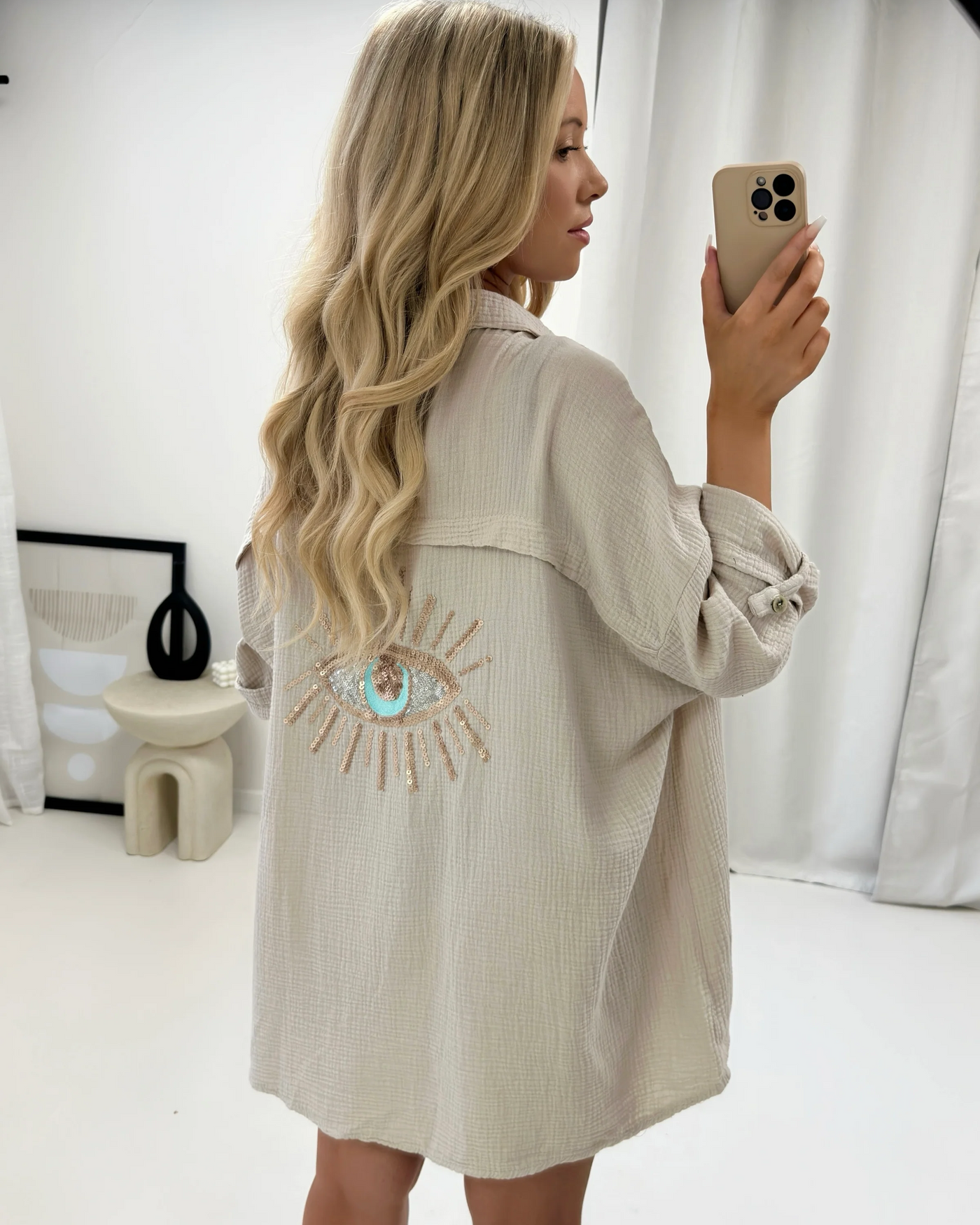 Robe-Chemise Œil de Santorin