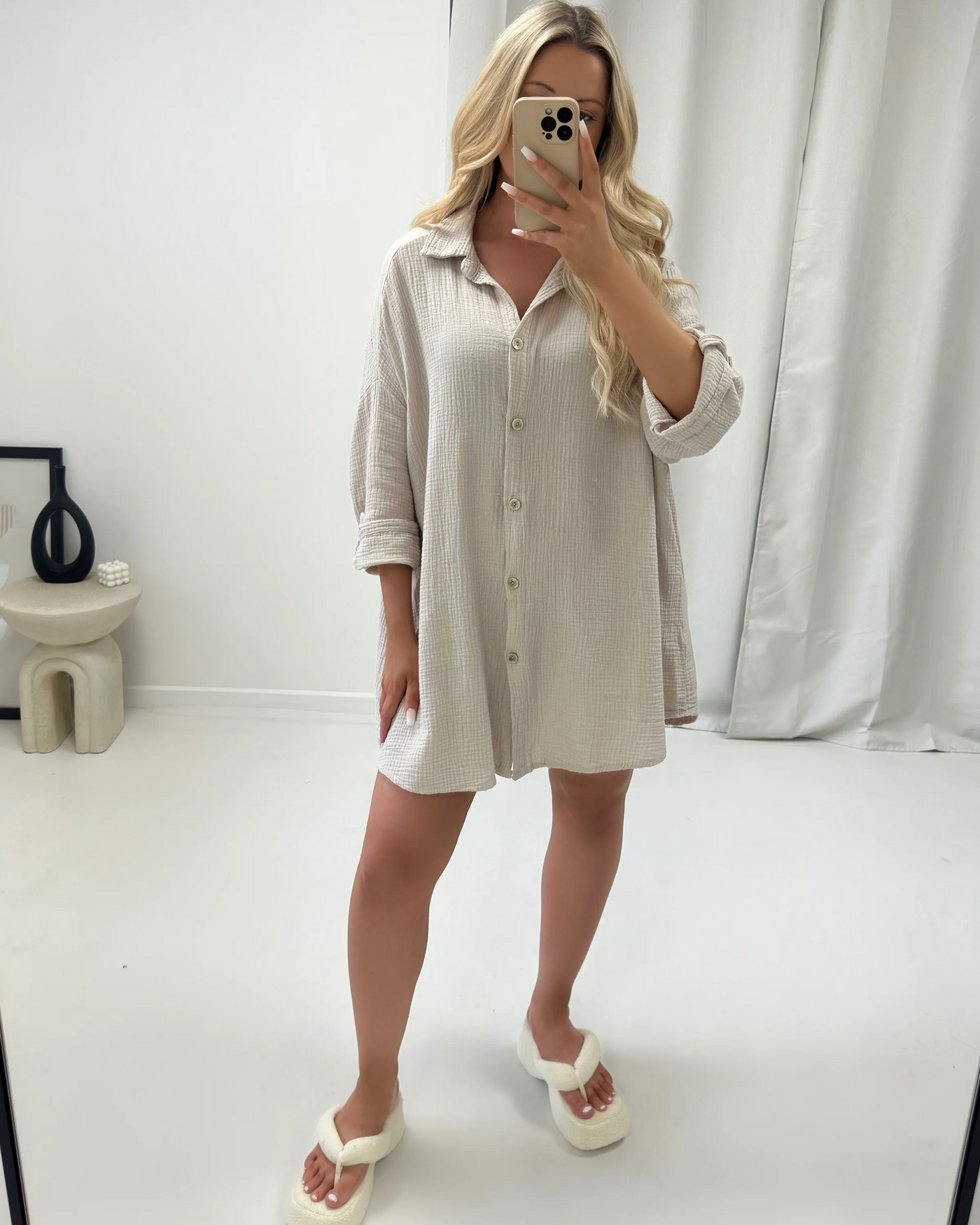 Robe-Chemise Œil de Santorin
