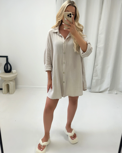 Robe-Chemise Œil de Santorin