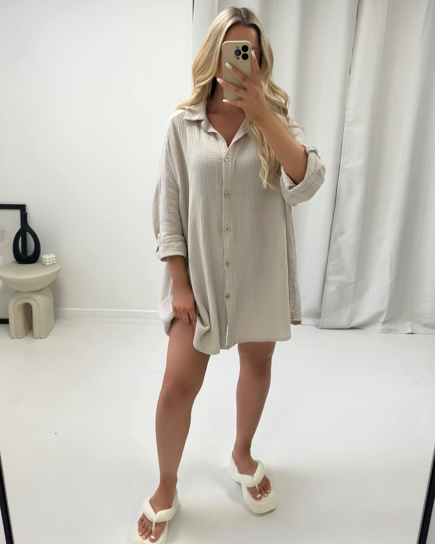 Robe-Chemise Œil de Santorin