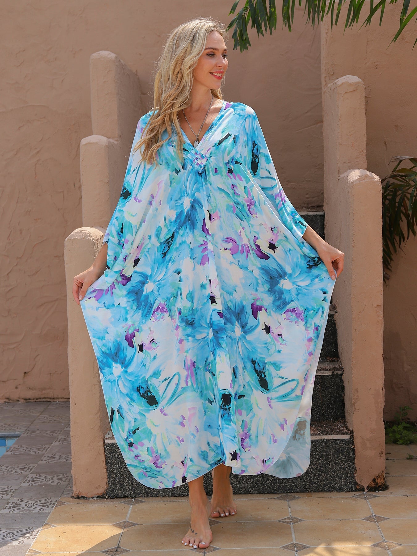 Robe Éden Fleuri en Bambou