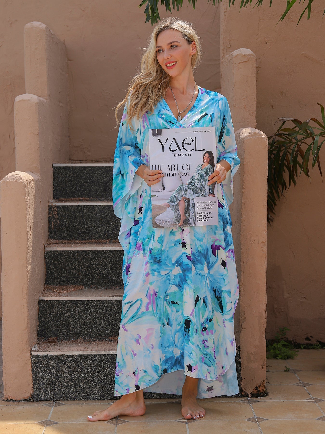 Robe Éden Fleuri en Bambou
