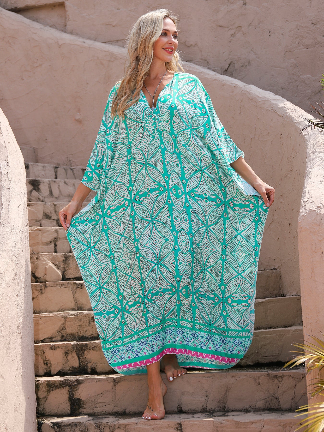 Vagues Mystiques – Robe Tropicale